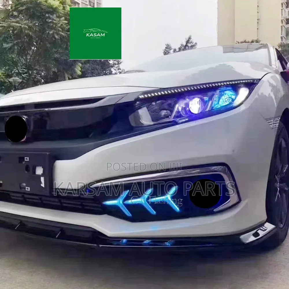 Honda Civic 2022 Front Bumper Reflector Led Type