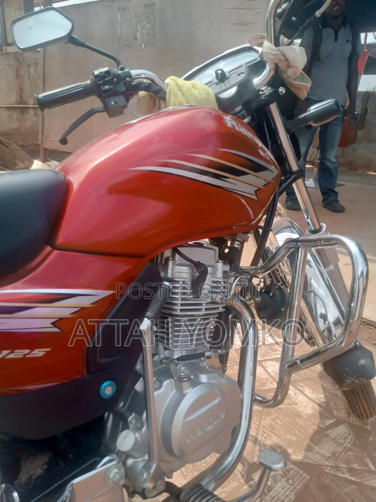 New Haojue HJ125-8K 2026 Red