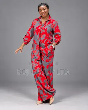 Premium Quality Ladies Shirt & Palazzo Sets–French Fabric, Ghana-Made