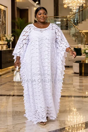 White Boubou Dress