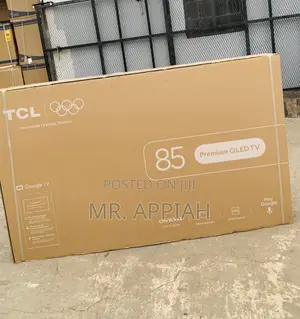 Flat Screen Qled Smart Television(TCL)Black 
