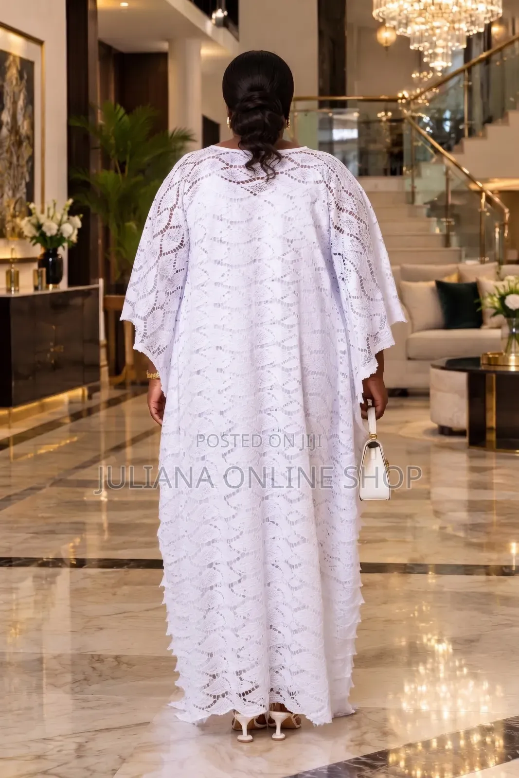 White Boubou Dress