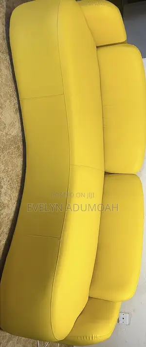 Luxury Yellow Leather Sofa