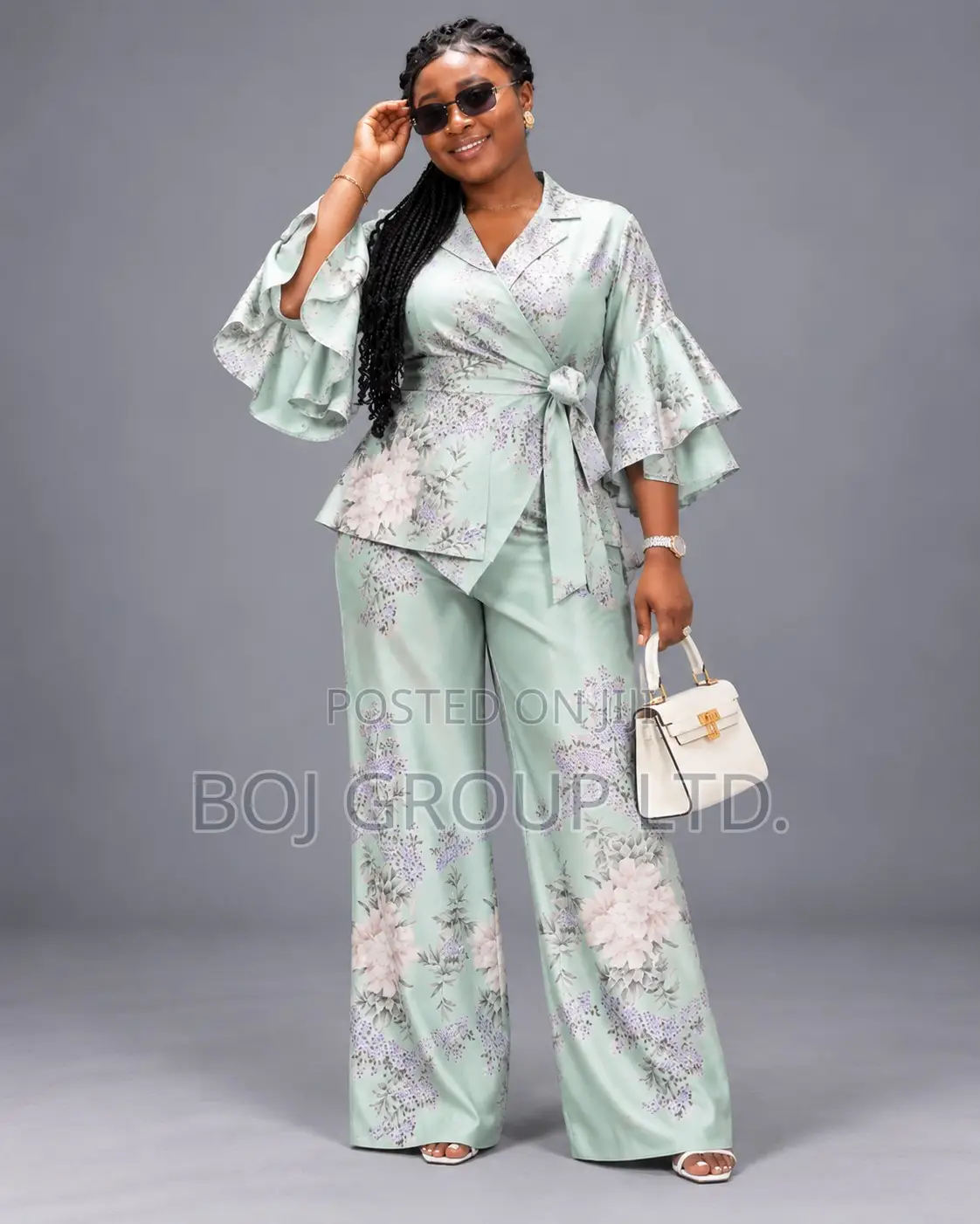 Premium Quality Ladies Shirt & Palazzo Sets–French Fabric, Ghana-Made