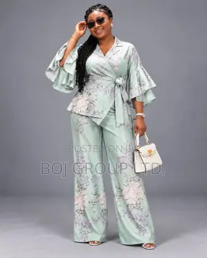 Premium Quality Ladies Shirt & Palazzo Sets–French Fabric, Ghana-Made