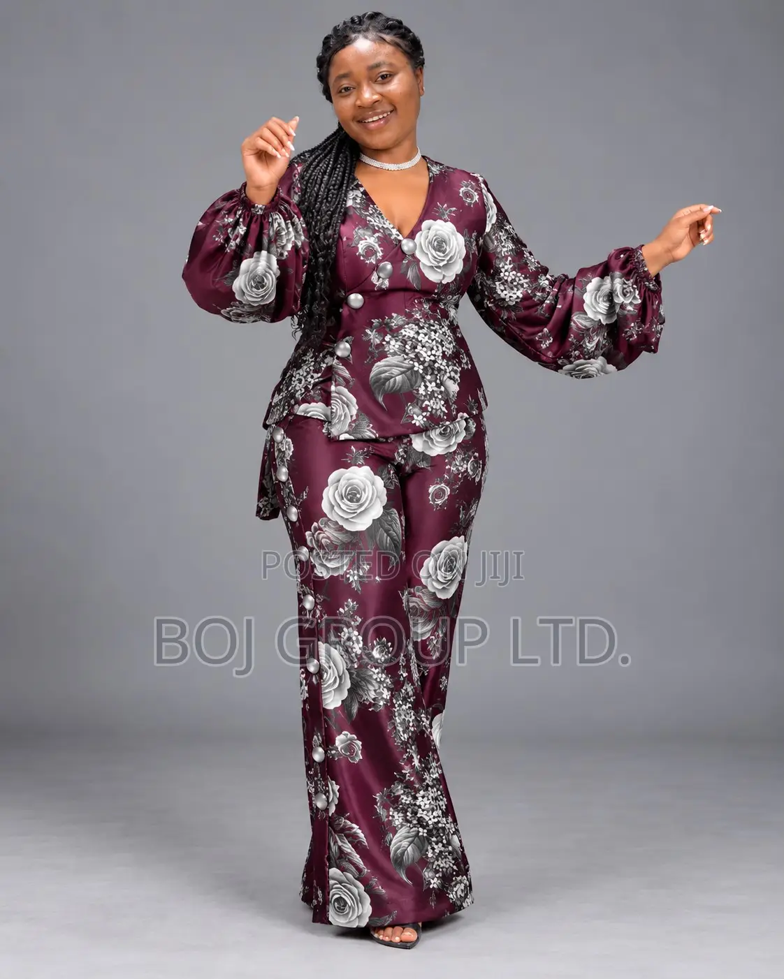 Premium Quality Ladies Shirt & Palazzo Sets–French Fabric, Ghana-Made
