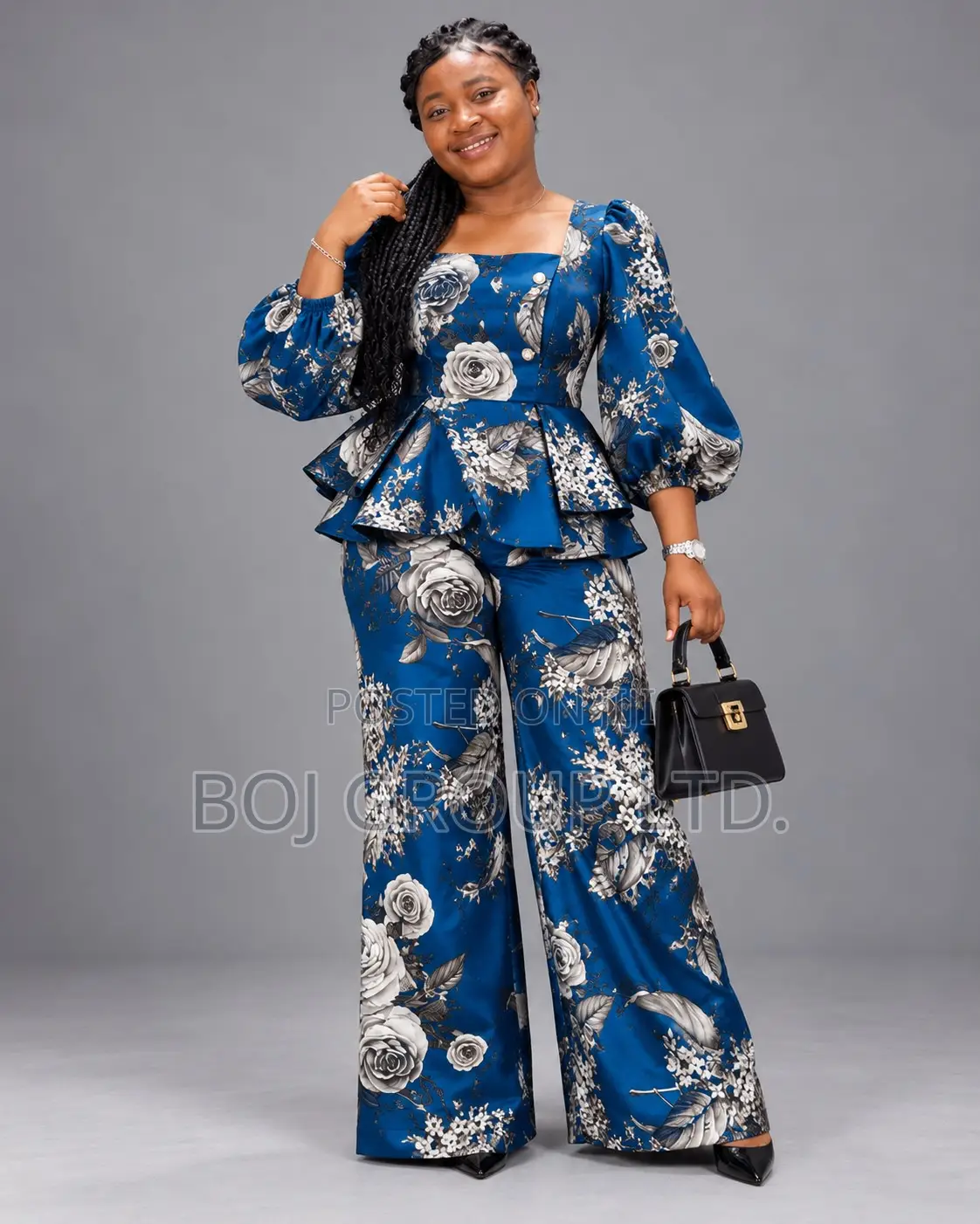 Premium Quality Ladies Shirt & Palazzo Sets–French Fabric, Ghana-Made