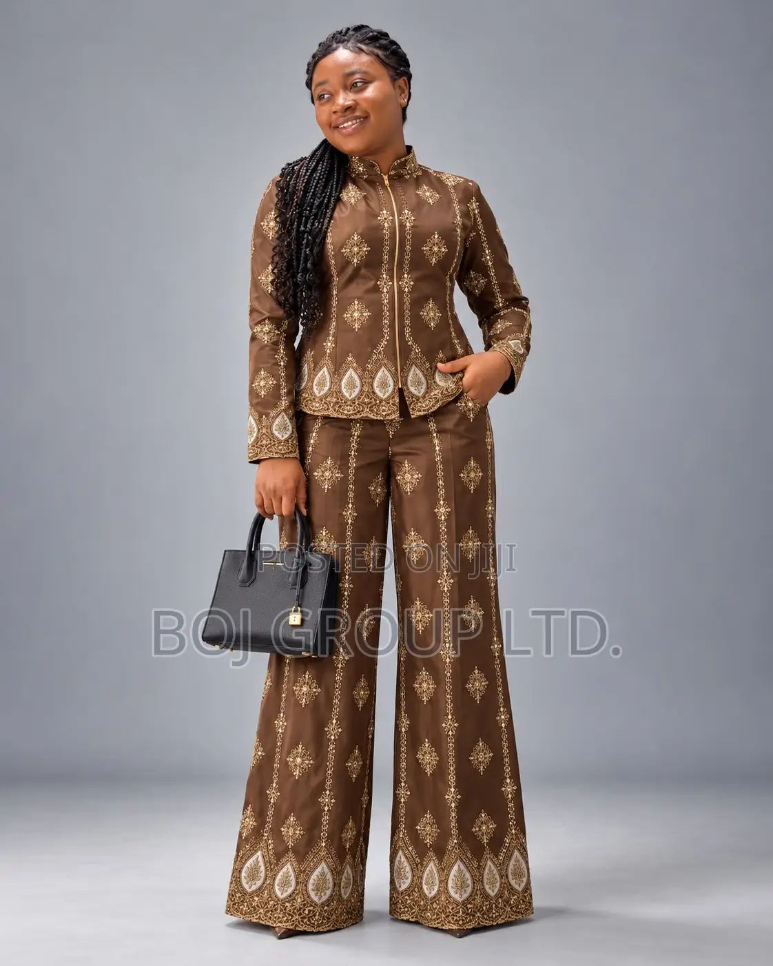 Premium Quality Ladies Shirt & Palazzo Sets–French Fabric, Ghana-Made