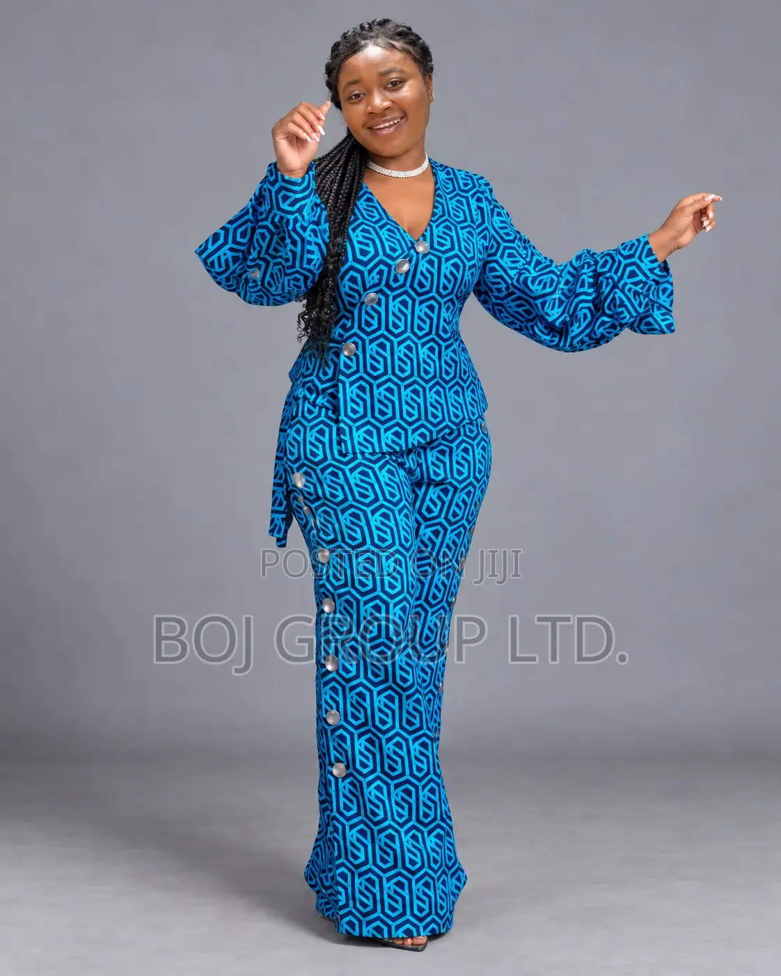 Ladies Ankara African Print 2 Piece Sets - Made in Ghana