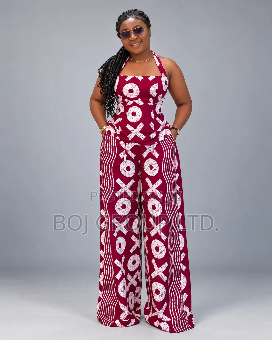 Ladies Ankara African Print 2 Piece Sets - Made in Ghana