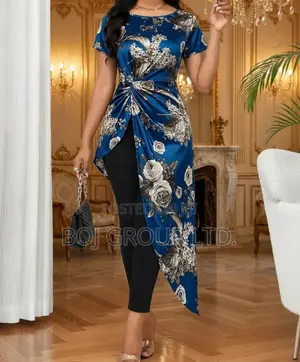 Premium Quality Flowy Gowns in French Fabric – Made in Ghana
