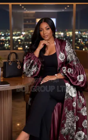 Premium Quality Flowy Gowns in French Fabric – Made in Ghana