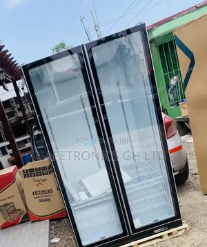 Authentic Display Pearl 690L 2 Doors Black Fridge