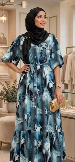 Long Elegant Ladies Dress