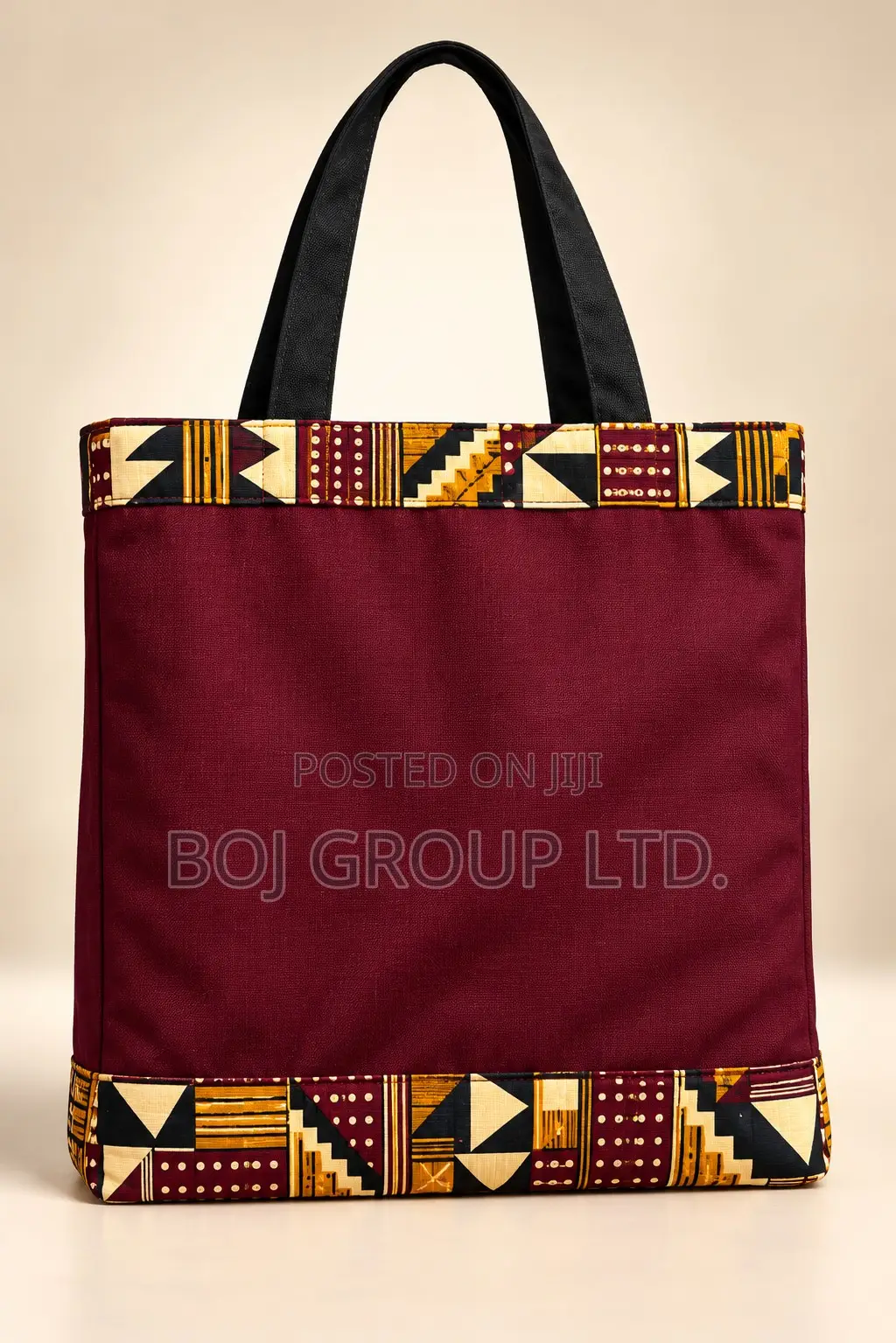 Stylish Tote Bag for Work, School & Travel – Made in Ghana