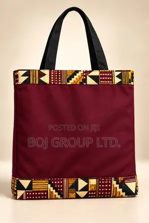 Stylish Tote Bag for Work, School & Travel – Made in Ghana