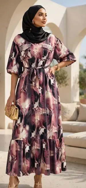 Long Elegant Ladies Dress