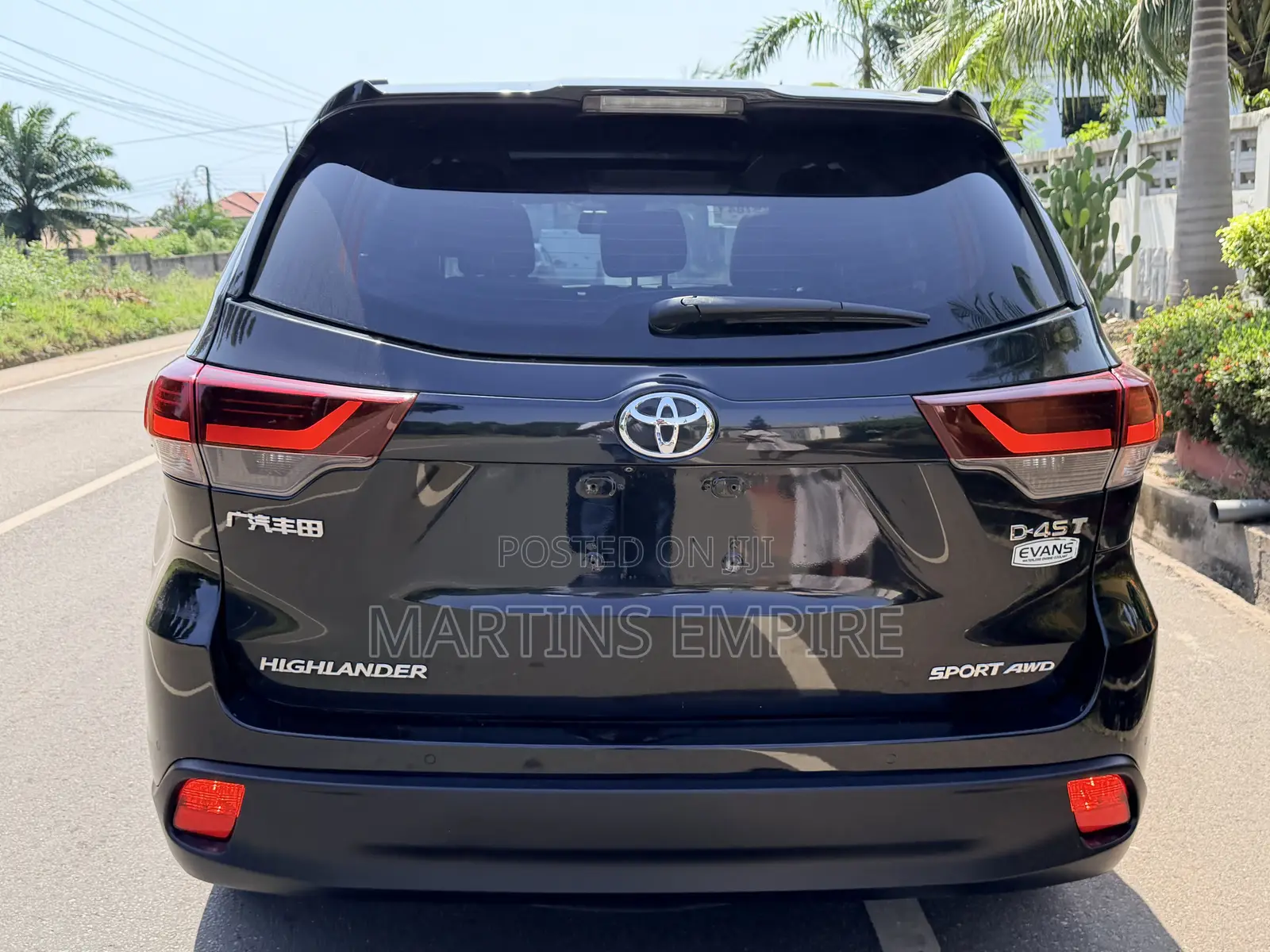 Toyota Highlander XLE 2019 Black