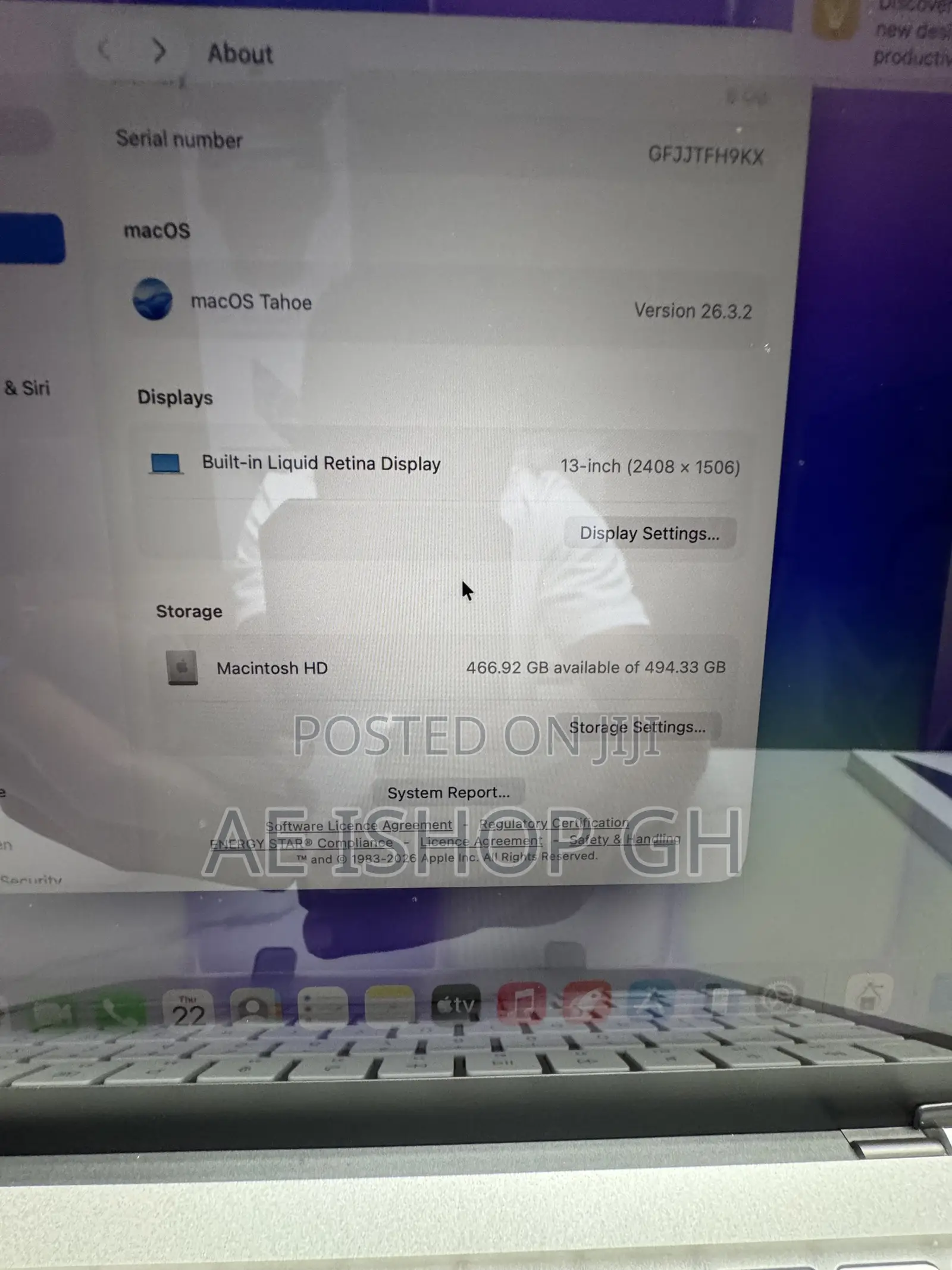 Laptop Apple MacBook Neo 2026 8GB SSD 512GB