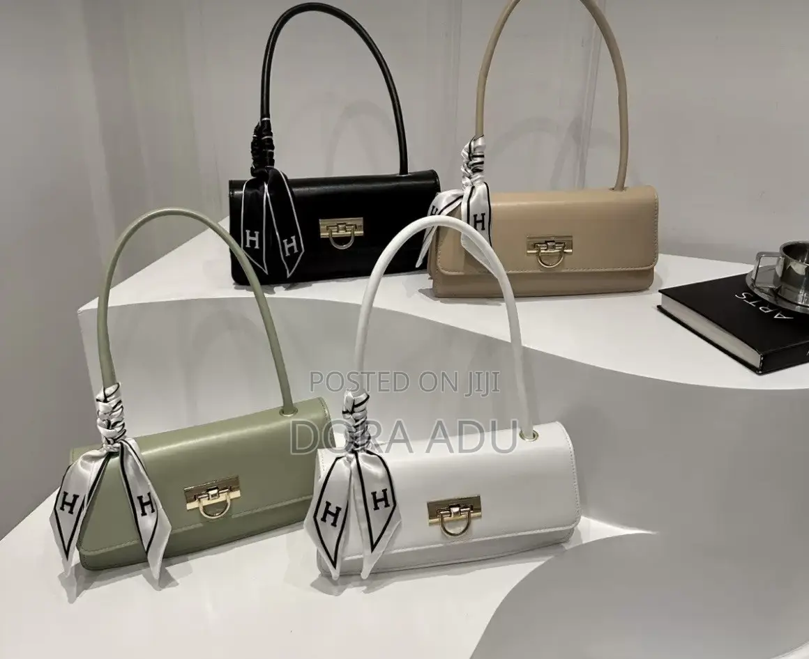 Elegant Bow-Scarf Shoulder Bag