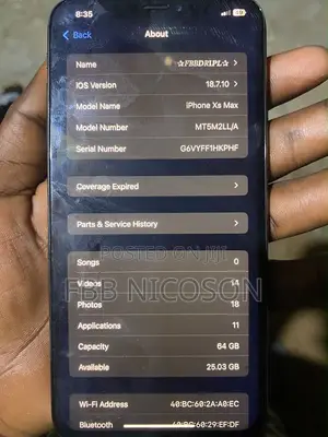Apple iPhone XS Max 64 GB Black