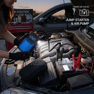2-in-1 Portable Car Jump Starter & 150 PSI Tyre Inflator – BN03SH