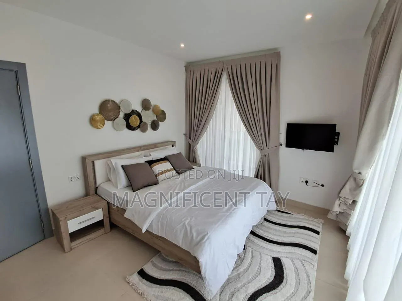 Furnished 1bdrm Room & Parlour in Magnificent, Coffee Shop Area