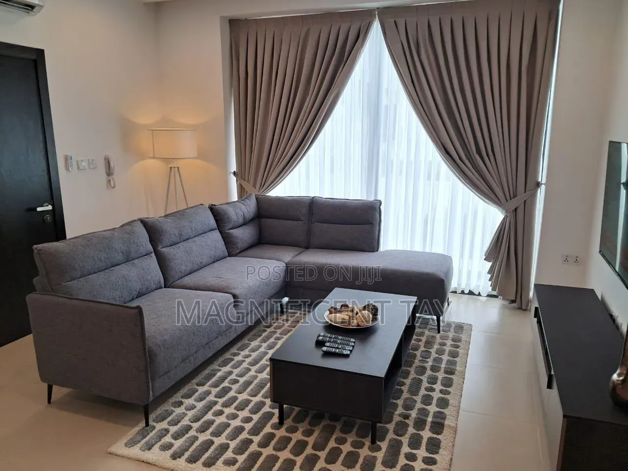 Furnished 1bdrm Room & Parlour in Magnificent, Coffee Shop Area