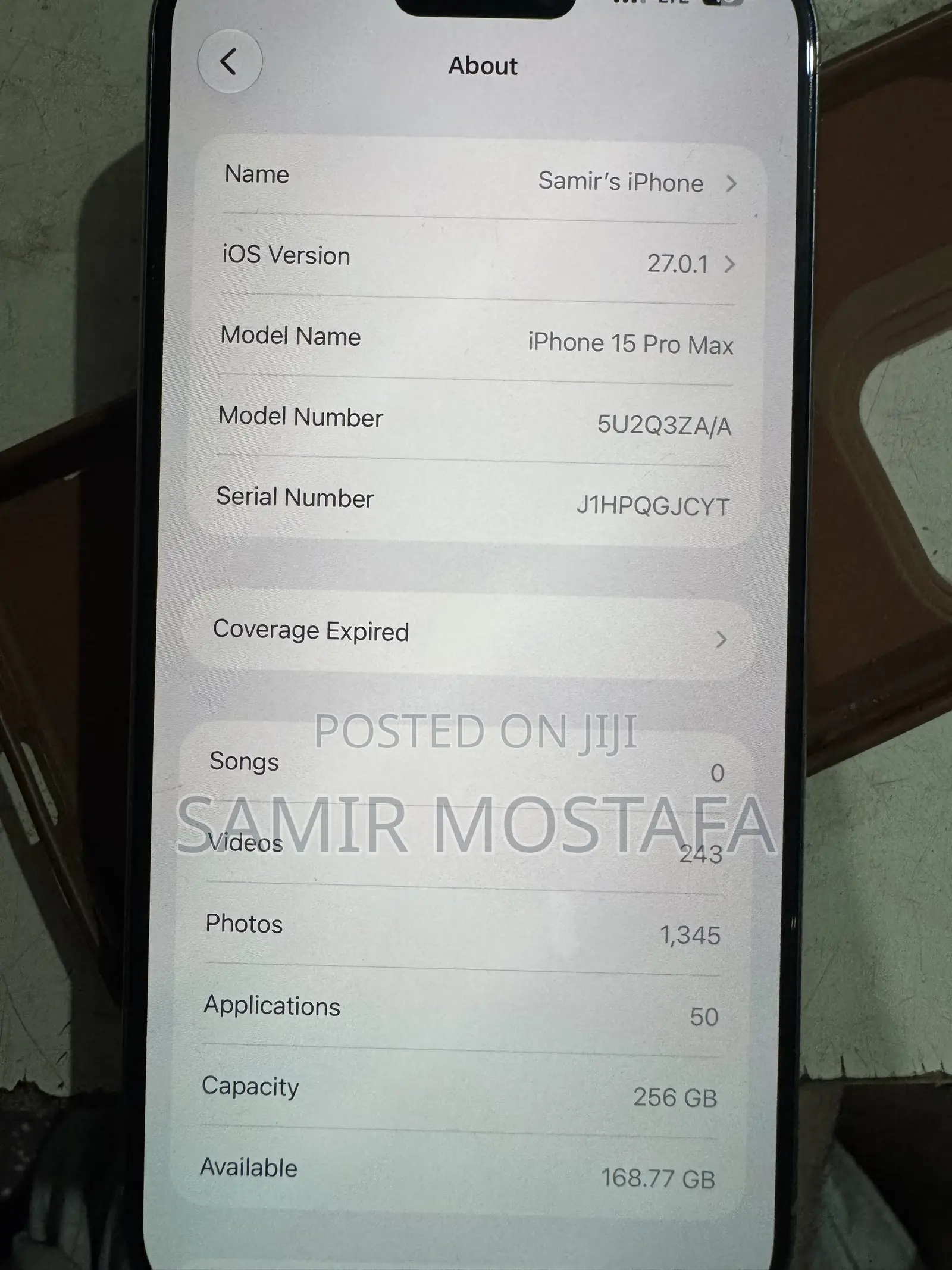 Apple iPhone 15 Pro Max 256 GB Gray
