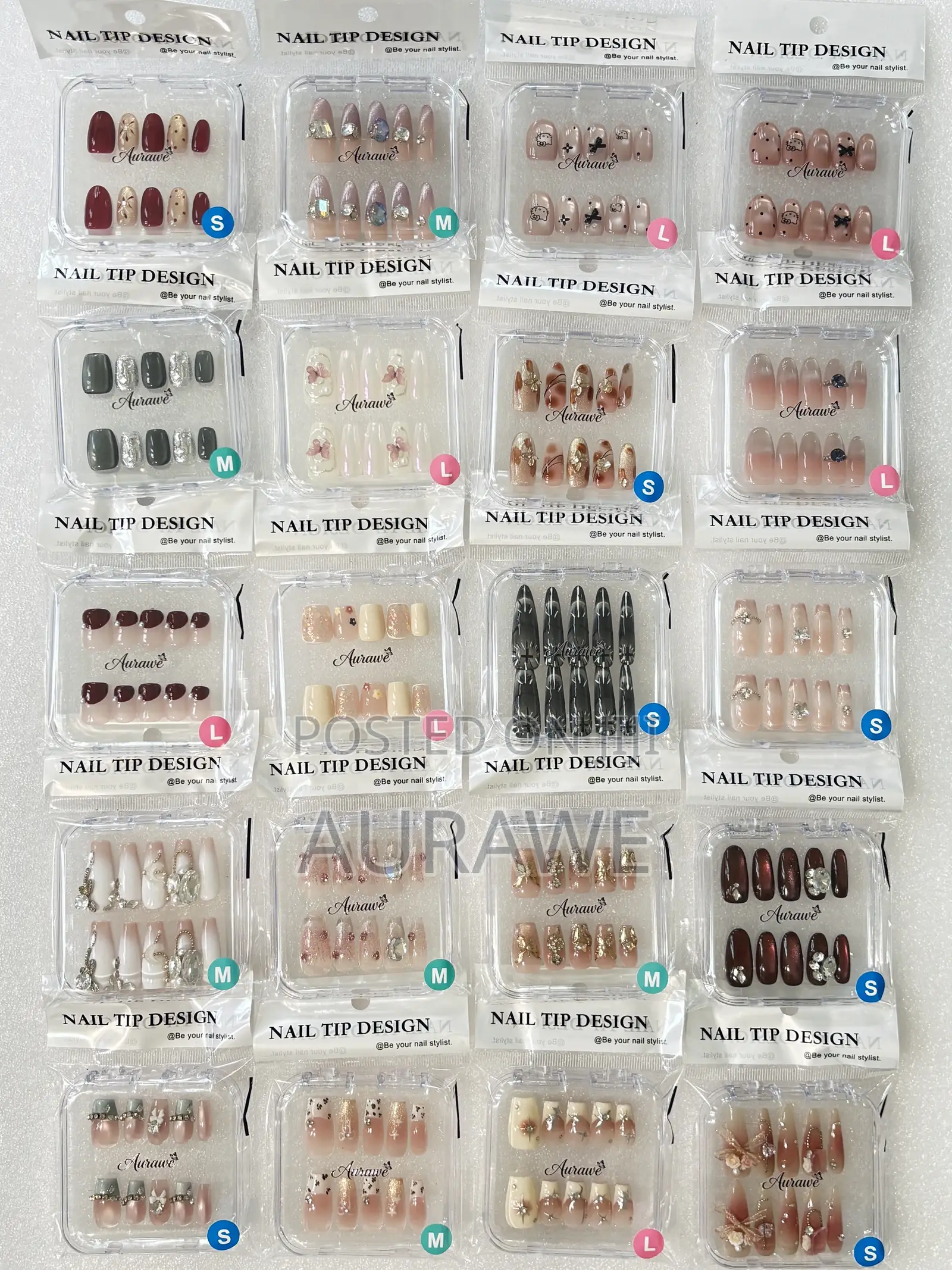 Wholesale Press-on Nails | Unique Designs | Aurawe