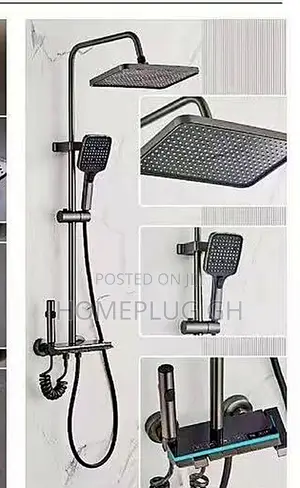 Shower Set – Gray (AL-8026)
