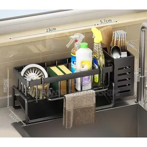 Olykas Stainless Steel Kitchen Sink Organizer Tray (SKU: 211512)