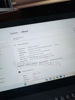 Laptop Lenovo ThinkPad T14 G2 16GB AMD Ryzen 5 SSD 256GB