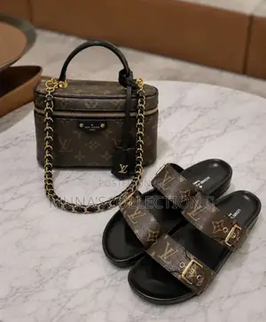 Ladies Designer Bag&slipper Combo