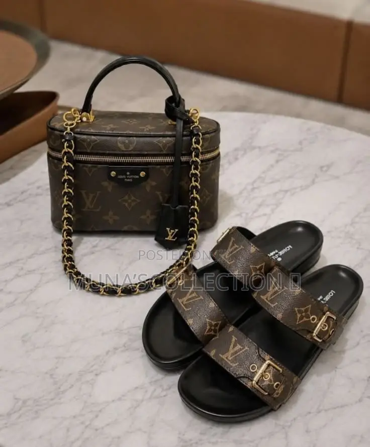 Ladies Designer Bag&slipper Combo