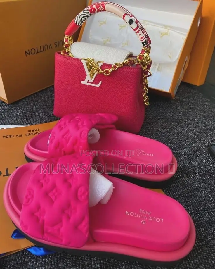 Ladies Designer Bag&slipper Combo