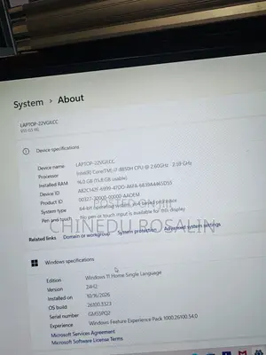 Laptop Dell Precision 5530 16GB Intel Core i7 SSD 512GB
