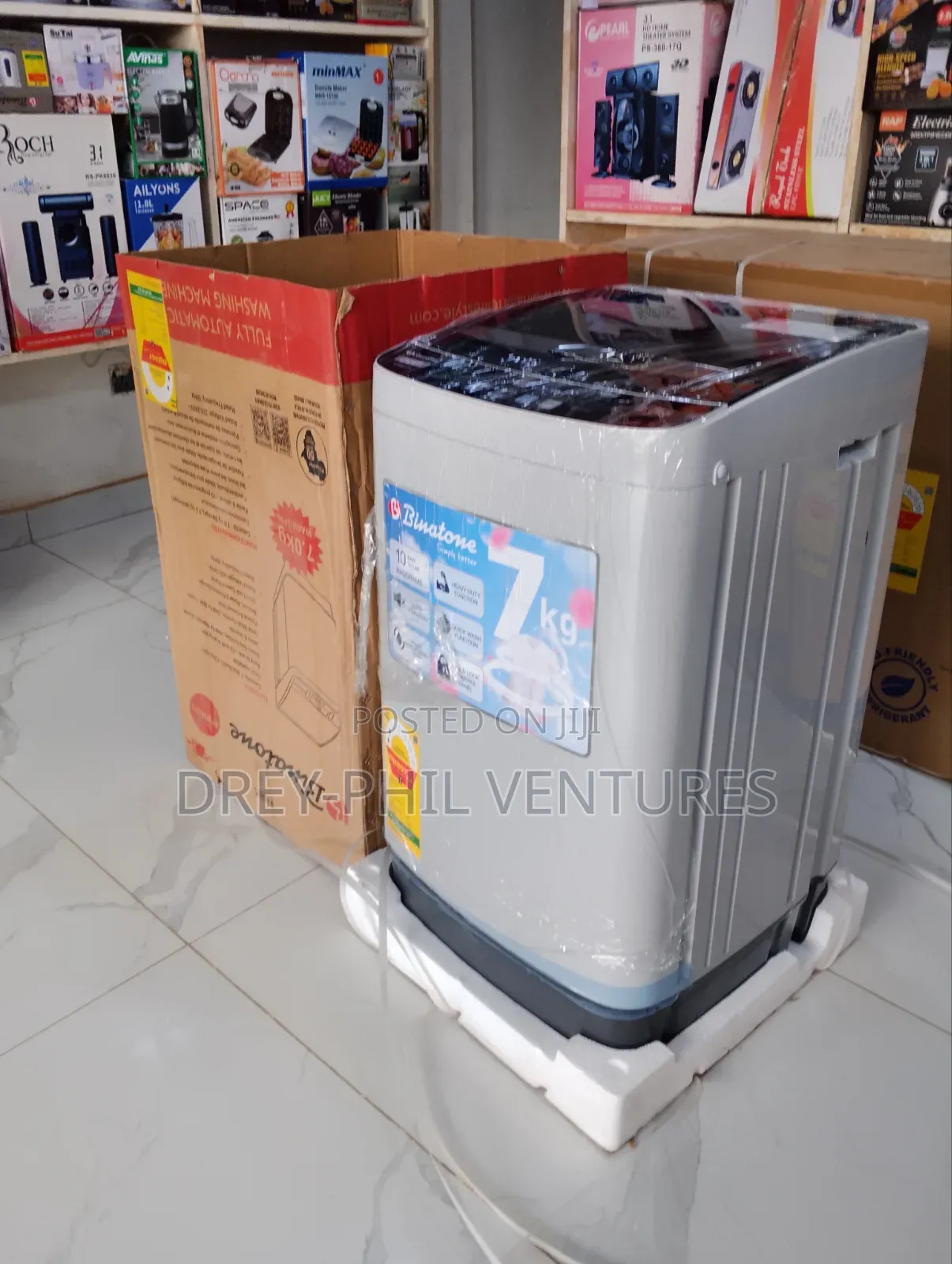 Washing Machine Fully Automatic 7kg Binatone