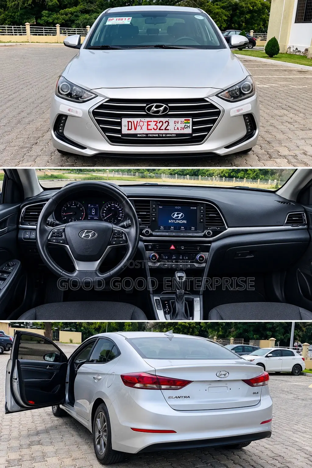 Hyundai Elantra SE Sedan FWD (2.0L 4cyl 6M) 2017 Silver