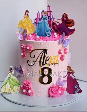 Cartoon Character BD Cake