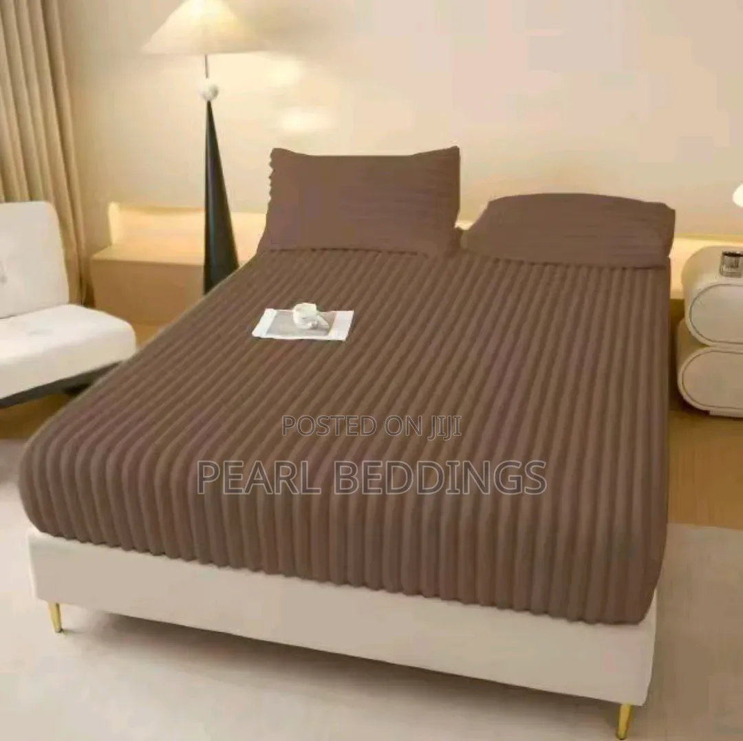 Super Comfy Soft Plush Fitted Flannel Sheet Bed Cover +2 Pillowcase