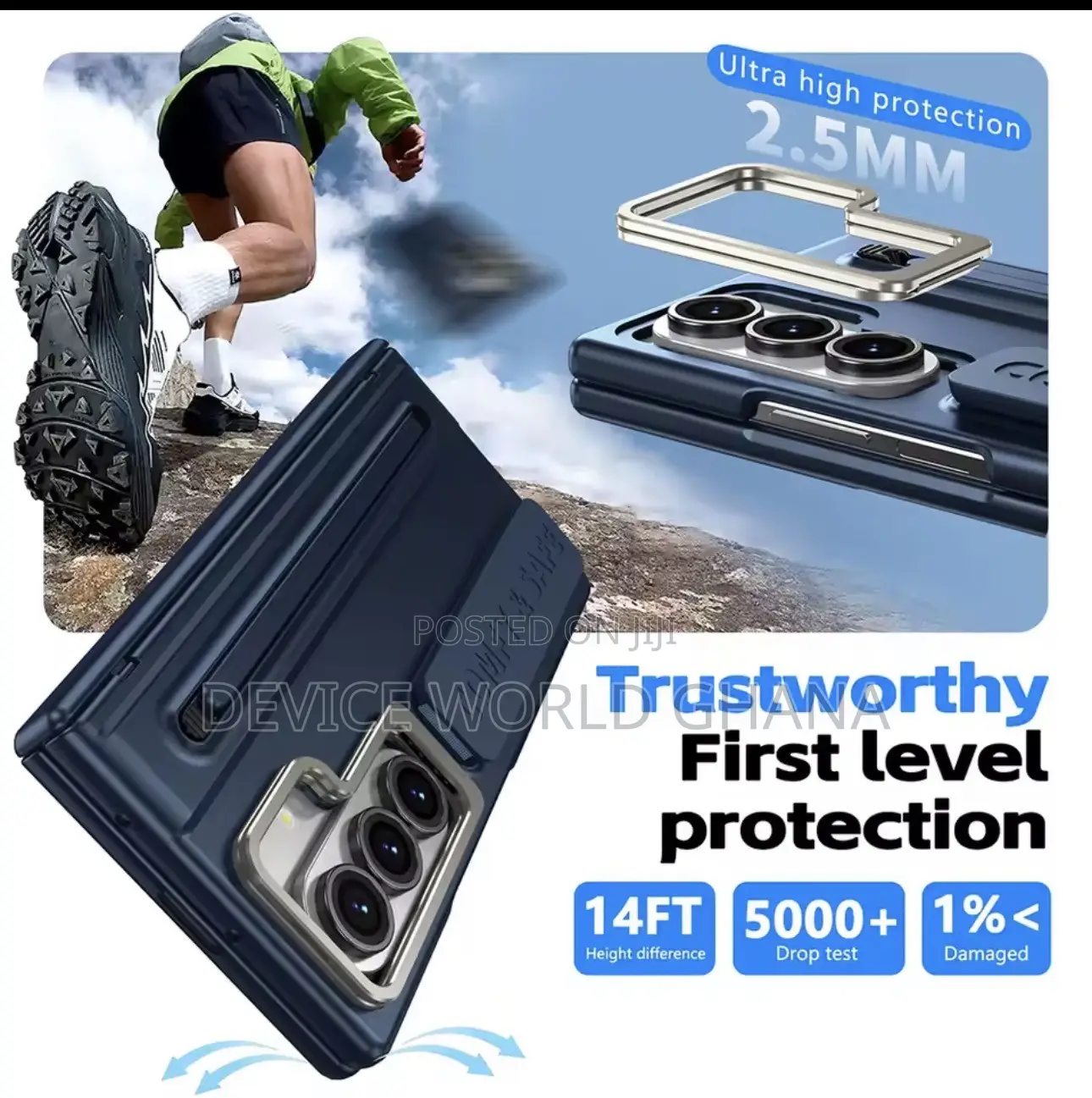 Nos Full Hinge Protection Case for Samsung Z Fold 8ultra