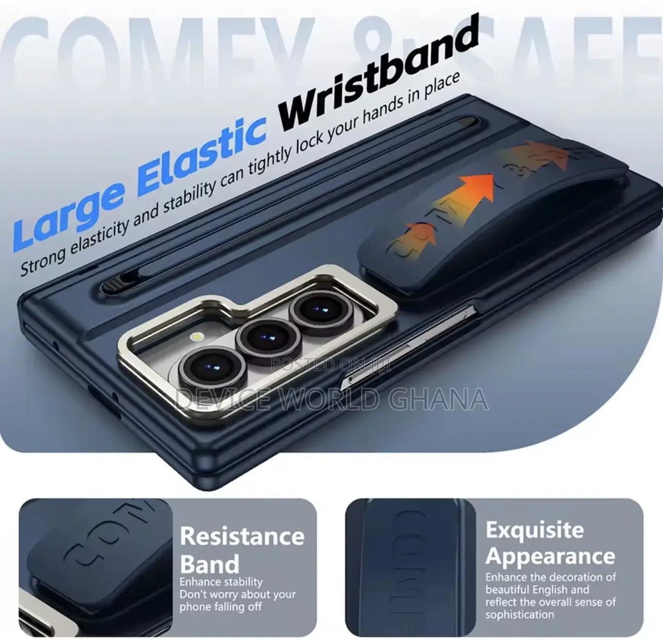 Nos Full Hinge Protection Case for Samsung Z Fold 8ultra
