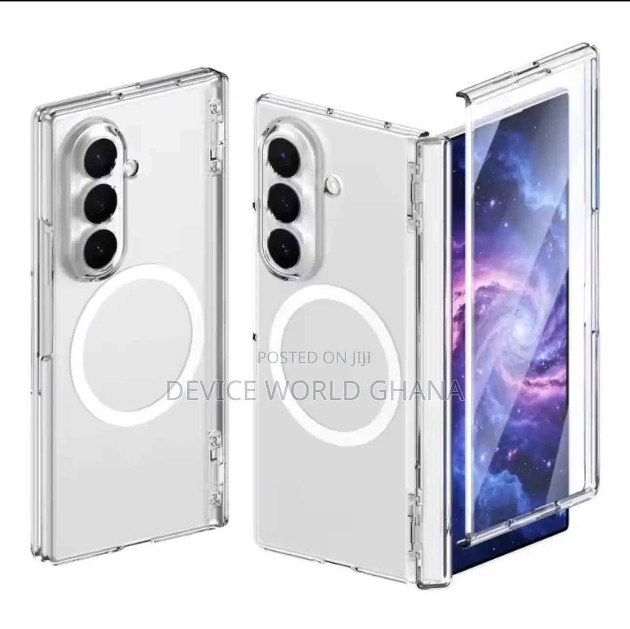 Kaz Transparent Magsafe Full Protection Case for Samsung Z Fold 8ultra