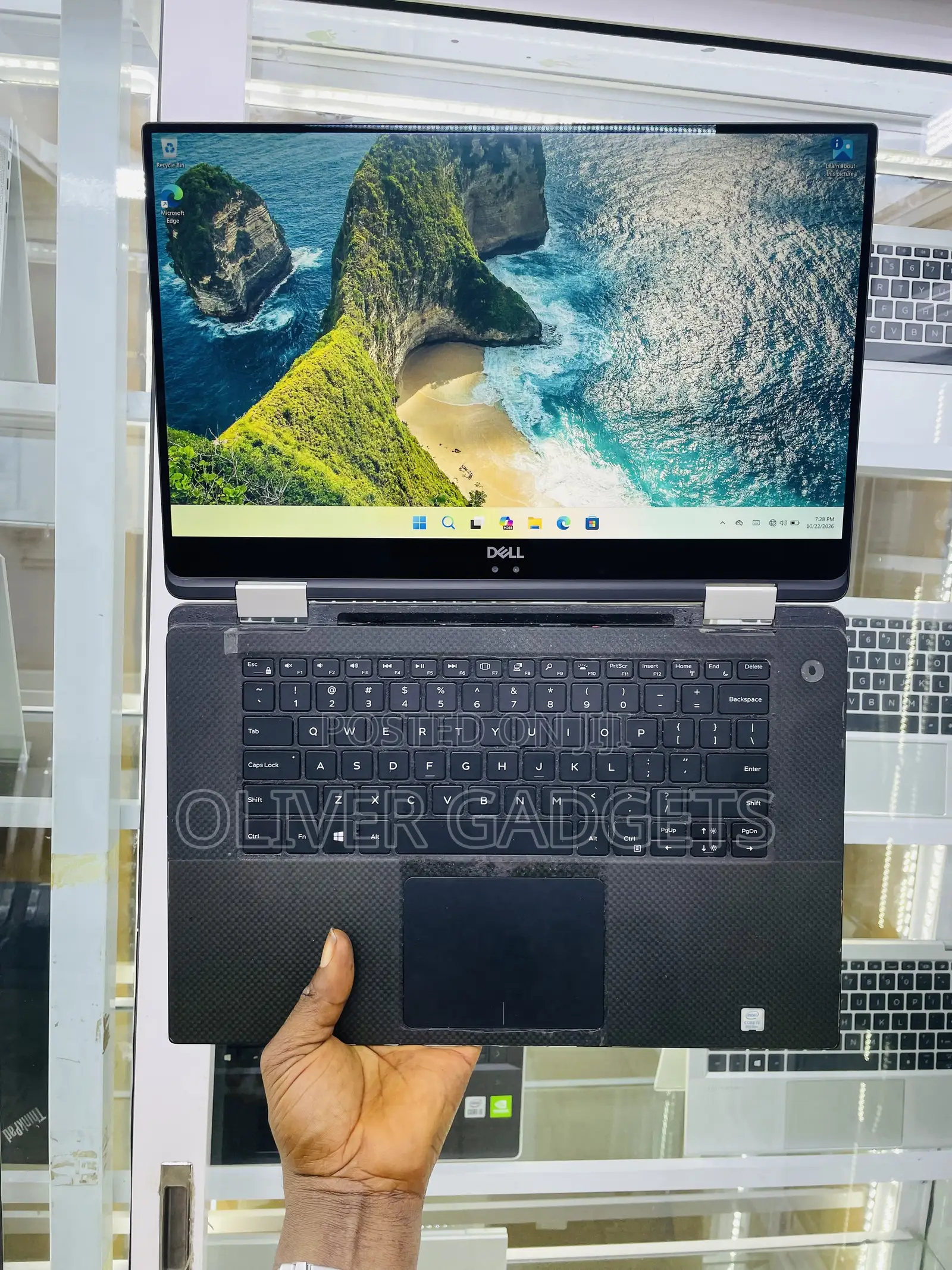 Laptop Dell XPS 15 9575 2-in-1 16GB Intel Core i7 SSD 256GB