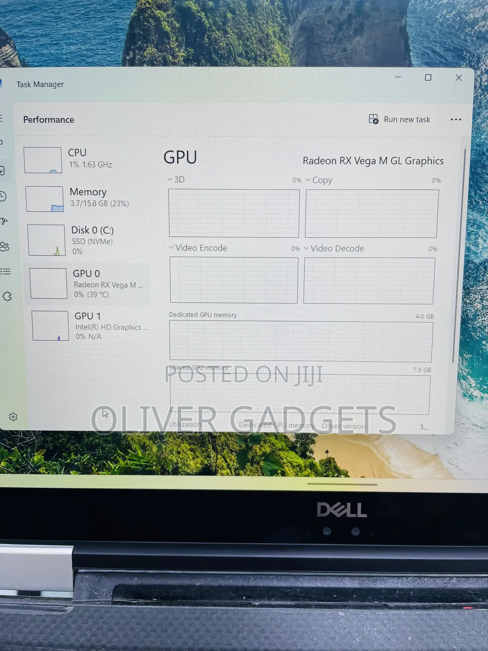 Laptop Dell XPS 15 9575 2-in-1 16GB Intel Core i7 SSD 256GB