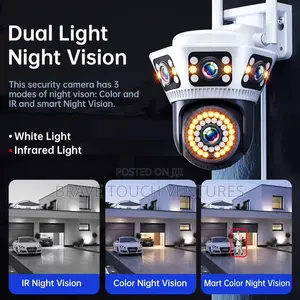 Difang 6K 3 Lens Wifi CCTV Security Camera Two Way Audio