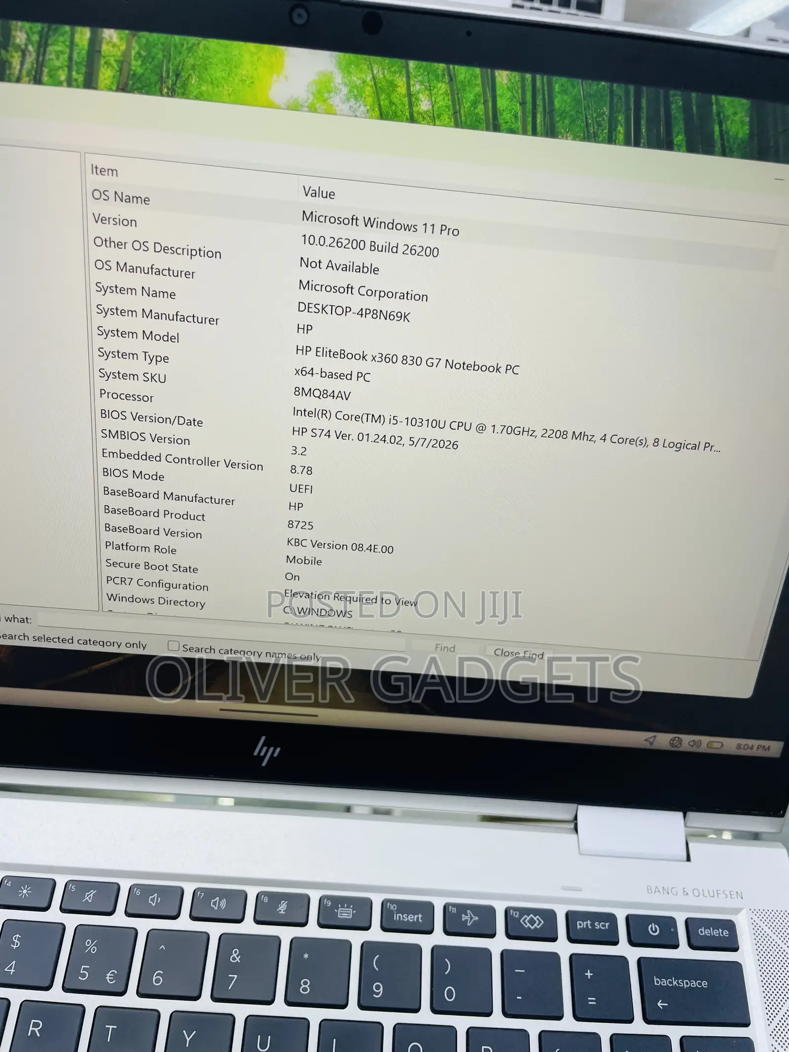 Laptop HP EliteBook 830 G7 16GB Intel Core i5 SSD 512GB