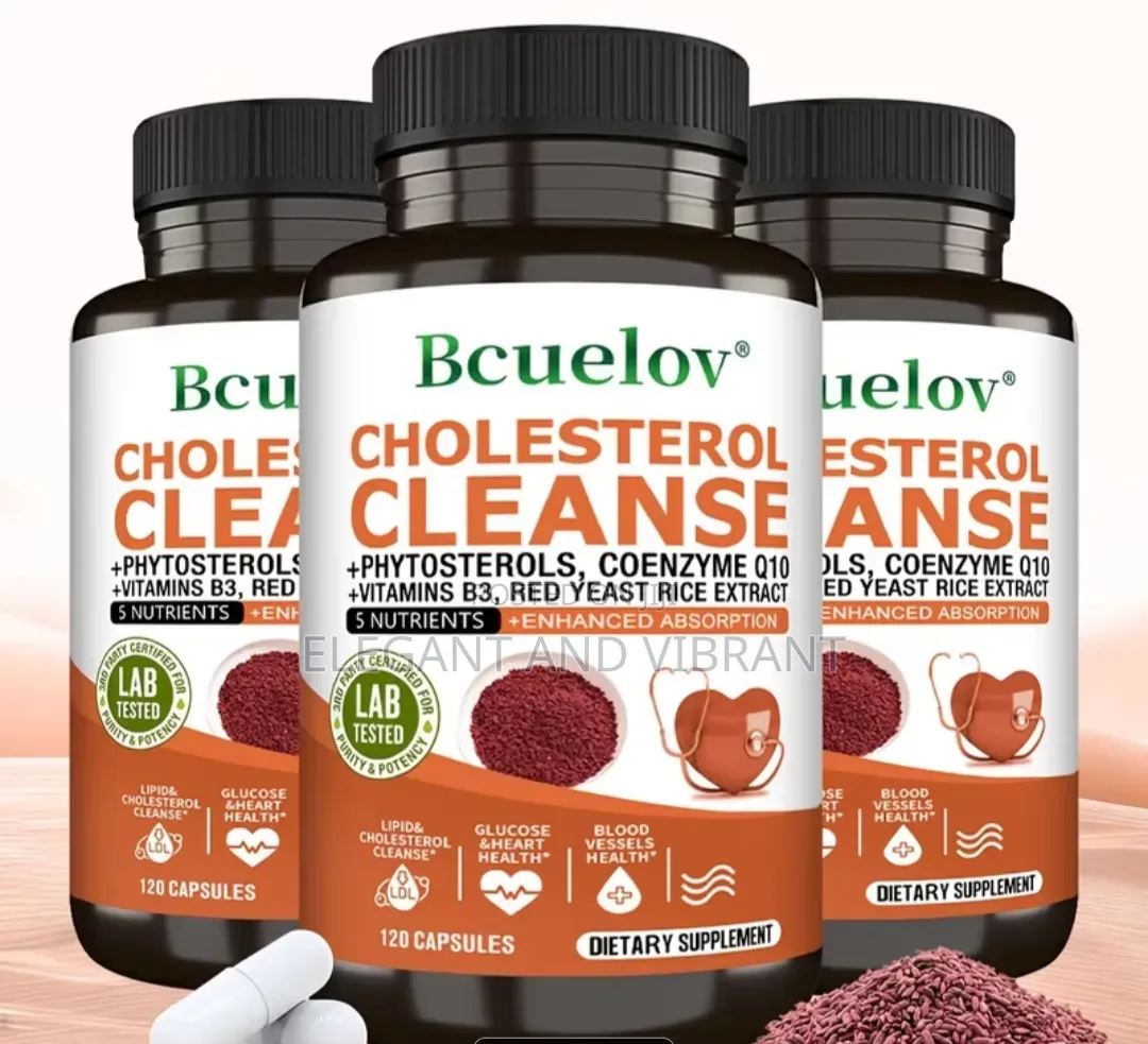 Cholesterol Health Supp, Contains Phytosterols,Coenzyme Q10,&Red Yeast