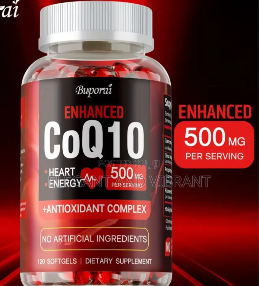 CoQ10 500mg-Supports Heart Health, Energy Antioxidant Sup 120pcs